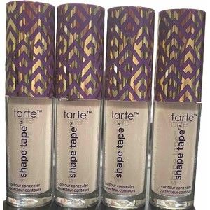 TARTE SHAPE TAPE CONCEALER Porcelain Beige 8b TRAVEL  .033 Lot Of 4